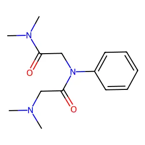 Acetanilide, 2-dimethylamino-N-(dimethylcarbamoylmethyl)- structure