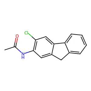 Acetamide, N-(3-chloro-9H-fluoren-2-YL)- structure