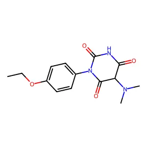 5-(Dimethylamino)-3-(4-ethoxyphenyl)-6-hydroxypyrimidine-2,4(3H,5H)-dione structure