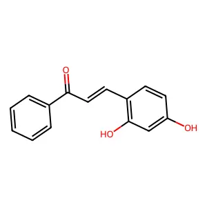 3-(2,4-Dihydroxyphenyl)-1-phenyl-2-propen-1-one structure