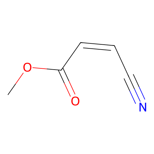 2-Propenoic acid, 3-cyano-, methyl ester, (Z)- structure