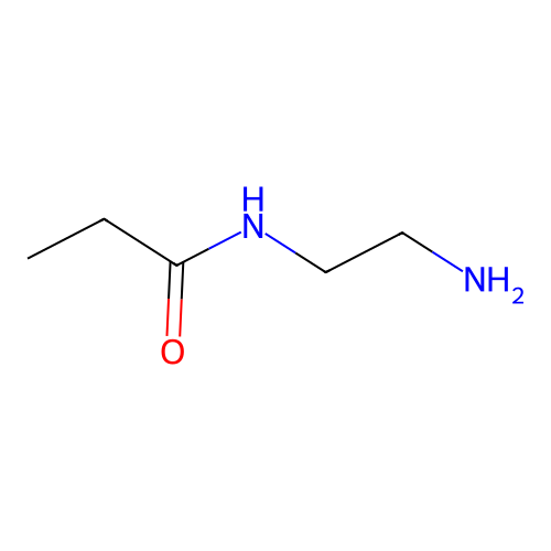 N-(2-Aminoethyl)propanamide structure