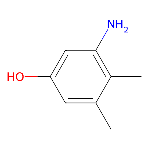 3-Amino-4,5-dimethylphenol structure