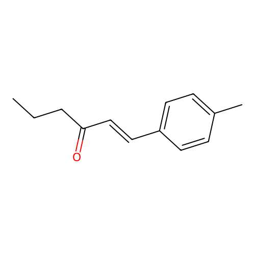 1-(4-Methylphenyl)hex-1-en-3-one structure