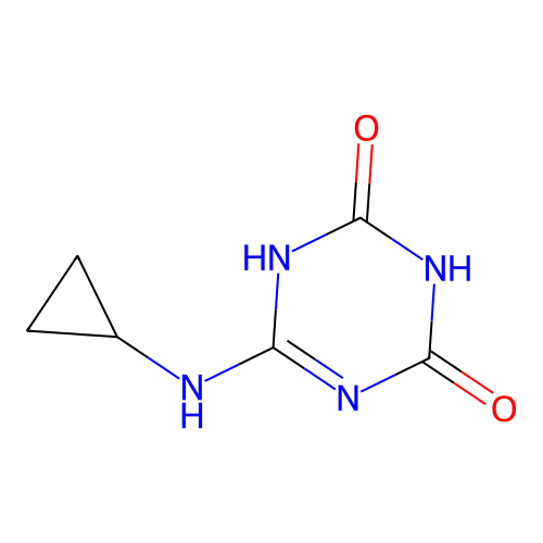 N-Cyclopropylammelide structure