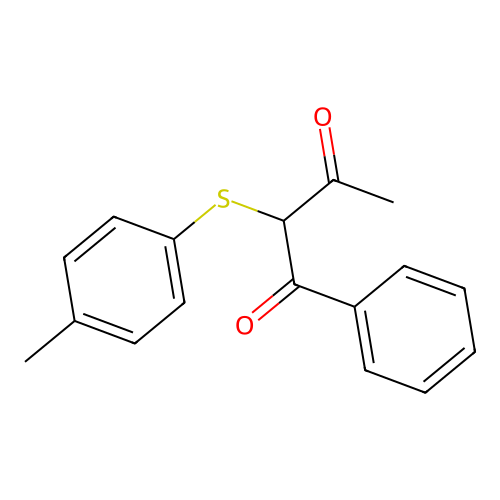 1,3-Butanedione, 2-[(4-methylphenyl)thio]-1-phenyl- structure
