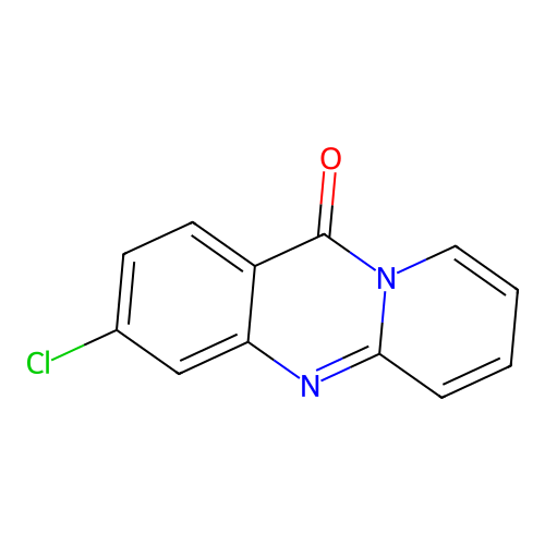11H-Pyrido[2,1-b]quinazolin-11-one, 3-chloro- structure