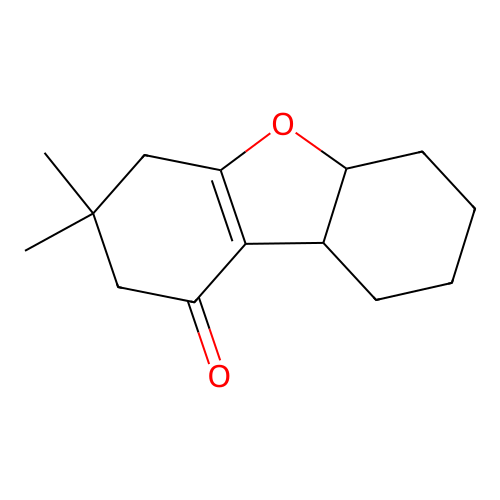 3,3-Dimethyl-2,4,5a,6,7,8,9,9a-octahydrodibenzofuran-1-one structure