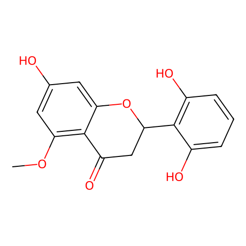 7,2',6'-Trihydroxy-5-methoxyflavanone structure