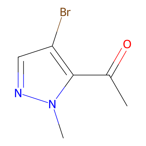 1-(4-bromo-1-methyl-1H-pyrazol-5-yl)ethanone structure