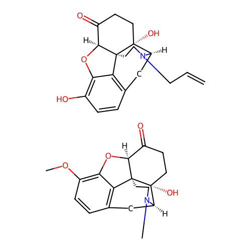 Naloxone Hydrochloride; Oxycodone Hydrochloride structure