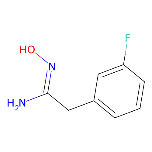 2-(3-Fluorophenyl)-N-hydroxyacetimidamide structure