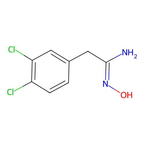 2-(3,4-dichlorophenyl)-N'-hydroxyethanimidamide structure