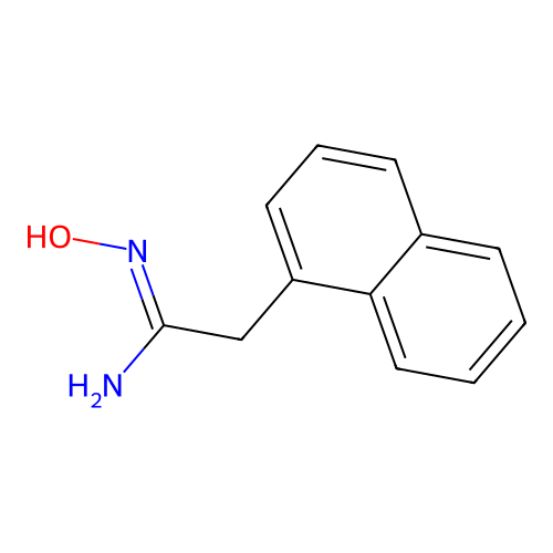 N-Hydroxy-2-(naphthalen-1-yl)acetimidamide structure