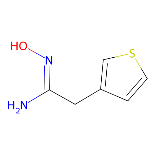 N-Hydroxy-2-(thiophen-3-yl)acetimidamide structure