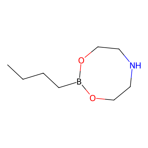 2-Butyl-1,3,6,2-dioxazaborocane structure