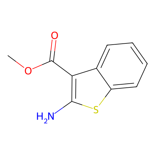 Methyl 2-amino-1-benzothiophene-3-carboxylate structure