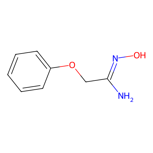 N'-hydroxy-2-phenoxyethanimidamide structure