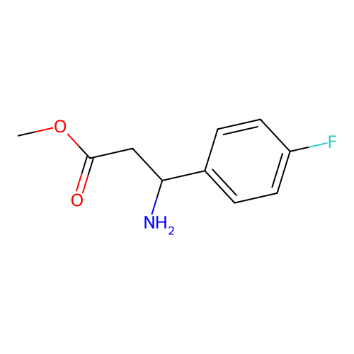 Methyl 3-amino-3-(4-fluorophenyl)-propionate structure