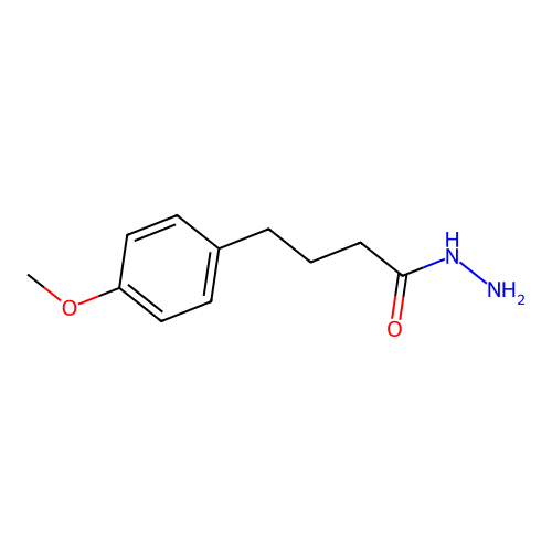 4-(4-Methoxyphenyl)butanehydrazide structure