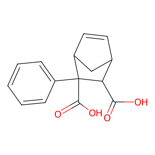 2-Phenylbicyclo[2.2.1]hept-5-ene-2,3-dicarboxylic acid structure