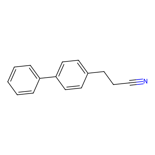 3-(4-Phenylphenyl)propanenitrile structure