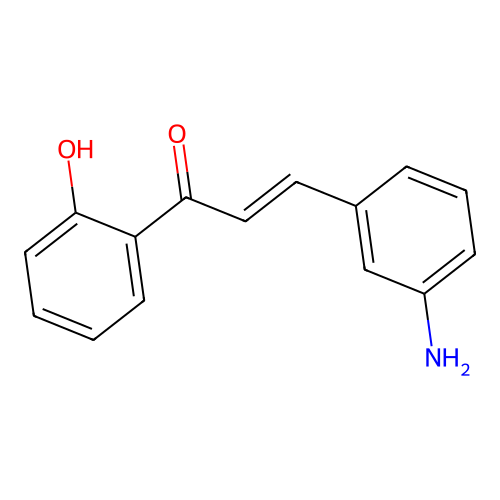 2-Propen-1-one, 3-(3-aminophenyl)-1-(2-hydroxyphenyl)- structure