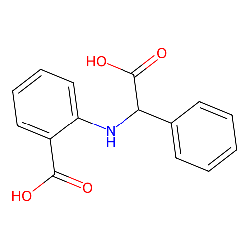 2-(alpha-Carboxybenzylamino)benzoic acid structure