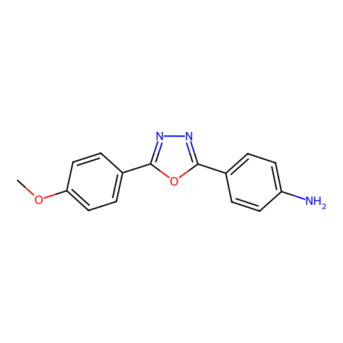 4-[5-(4-Methoxyphenyl)-1,3,4-oxadiazol-2-yl]aniline structure