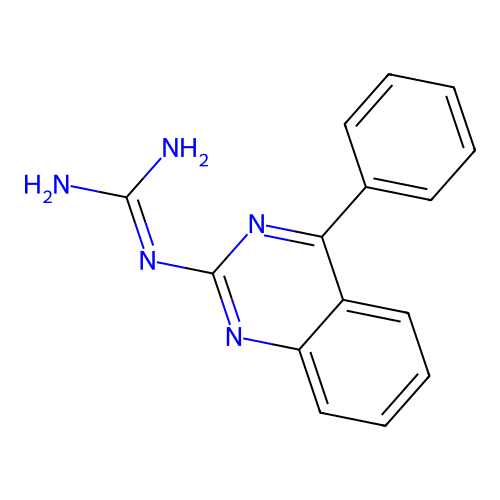 1-(4-Phenylquinazolin-2-yl)guanidine structure