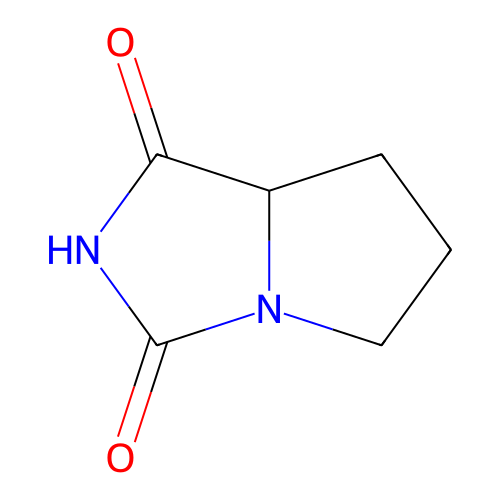 hexahydro-1H-pyrrolo(1,2-c)imidazolidine-1,3-dione structure