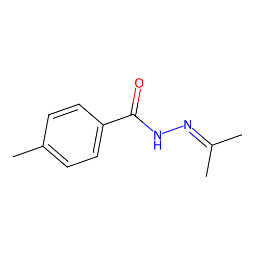4-methyl-N-(propan-2-ylideneamino)benzamide structure