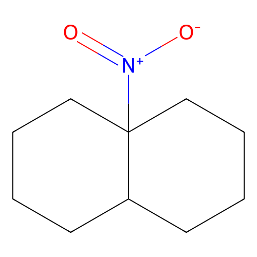 4a-Nitrodecahydronaphthalene structure