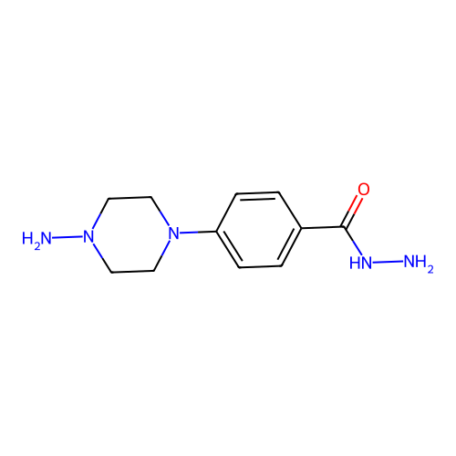 4-(4-Aminopiperazin-1-yl)benzohydrazide structure