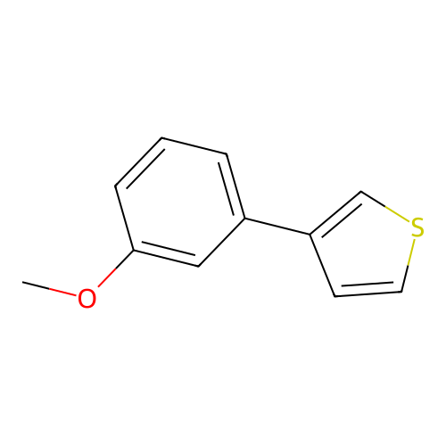 3-(3-Methoxyphenyl)thiophene structure