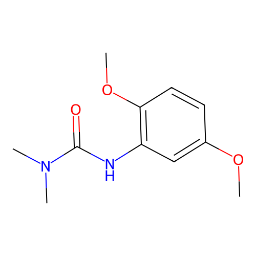 3-(2,5-Dimethoxyphenyl)-1,1-dimethylurea structure