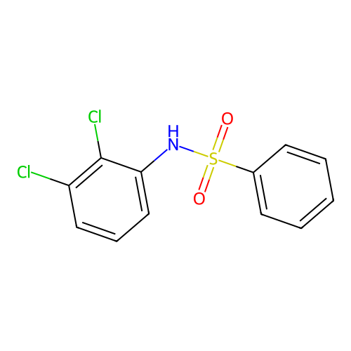N-(2,3-dichlorophenyl)benzenesulfonamide structure
