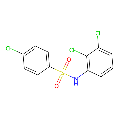 4-chloro-N-(2,3-dichlorophenyl)benzenesulfonamide structure