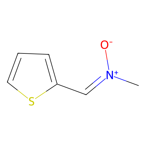 N-methyl-1-thiophen-2-ylmethanimine oxide structure