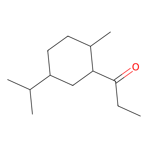1-(2-Methyl-5-(1-methylethyl)cyclohexyl)propan-1-one structure