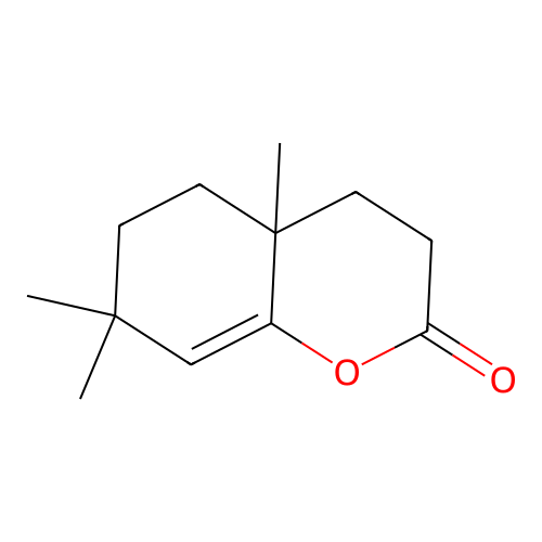 4a,7,7-Trimethyl-3,4,4a,5,6,7-hexahydro-2h-chromen-2-one structure