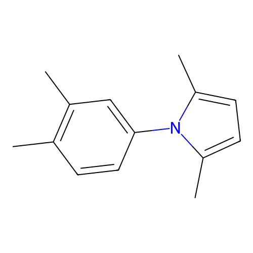 1-(3,4-Dimethylphenyl)-2,5-dimethyl-1H-pyrrole structure