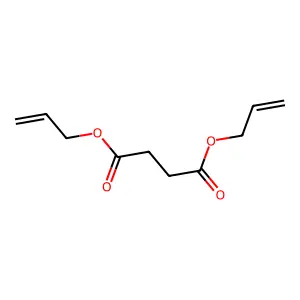 Butanedioic acid, 1,4-di-2-propen-1-yl ester structure