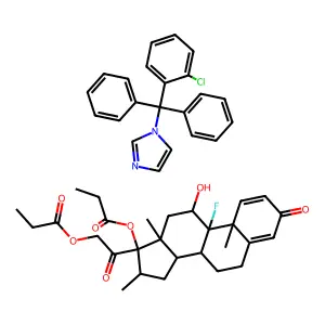 Betamethasone Dipropionate; Clotrimazole structure