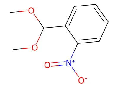 Benzene, 1-(dimethoxymethyl)-2-nitro- structure