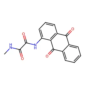 N-(1-蒽醌基)-N'-甲基乙二酰胺 structure