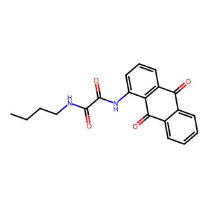 N-(1-蒽醌基)-N'-丁基乙二酰胺 structure