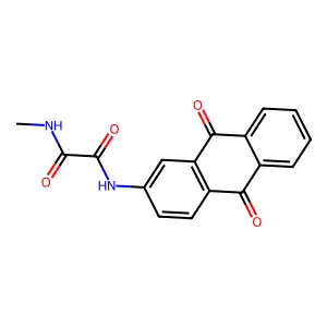 Oxamide, N-(2-anthraquinonyl)-N'-methyl- structure
