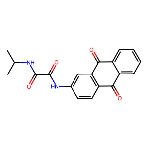 N~1~-(9,10-Dioxo-9,10-dihydroanthracen-2-yl)-N~2~-(propan-2-yl)ethanediamide structure