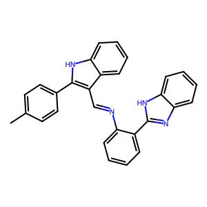C29H22N4 structure